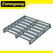 zoneyung 钢制马口圆角铁托盘叉车托盘重型立库钢托盘